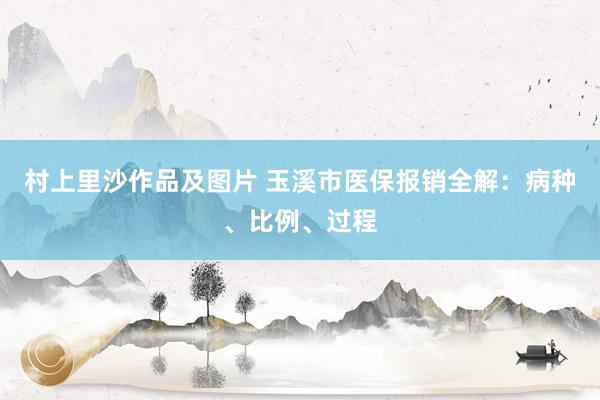 村上里沙作品及图片 玉溪市医保报销全解：病种、比例、过程