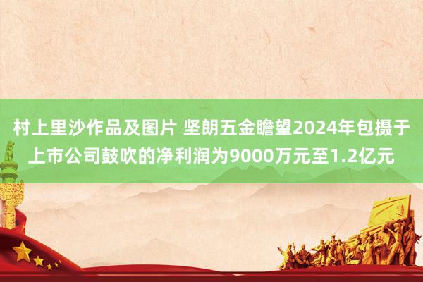 村上里沙作品及图片 坚朗五金瞻望2024年包摄于上市公司鼓吹的净利润为9000万元至1.2亿元