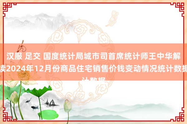 汉服 足交 国度统计局城市司首席统计师王中华解读2024年12月份商品住宅销售价钱变动情况统计数据