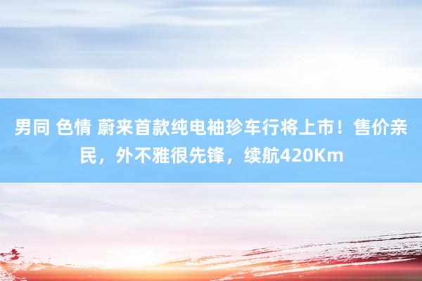 男同 色情 蔚来首款纯电袖珍车行将上市！售价亲民，外不雅很先锋，续航420Km