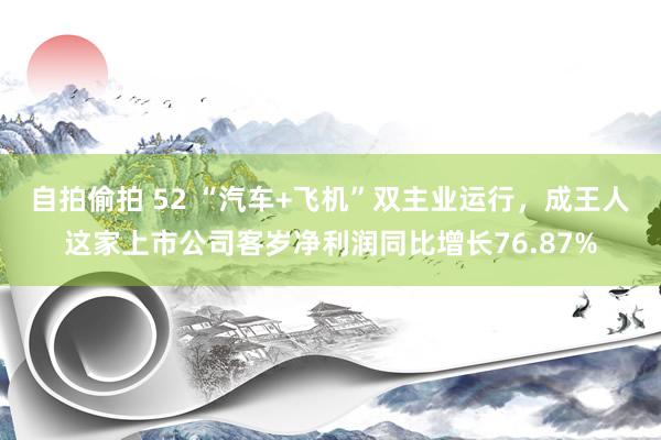 自拍偷拍 52 “汽车+飞机”双主业运行，成王人这家上市公司客岁净利润同比增长76.87%