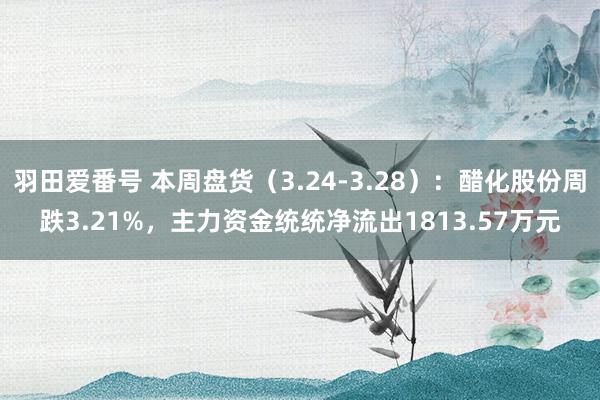 羽田爱番号 本周盘货（3.24-3.28）：醋化股份周跌3.21%，主力资金统统净流出1813.57万元