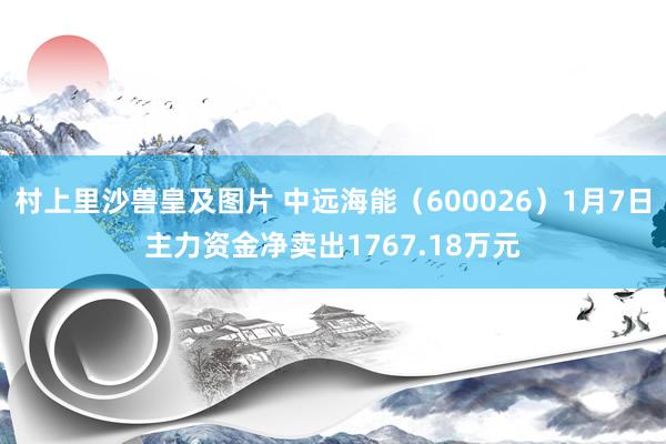 村上里沙兽皇及图片 中远海能（600026）1月7日主力资金净卖出1767.18万元