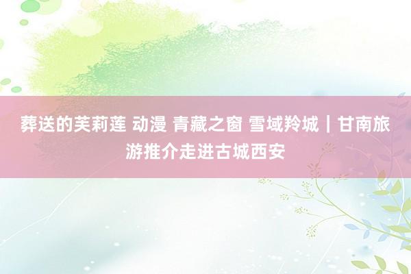 葬送的芙莉莲 动漫 青藏之窗 雪域羚城｜甘南旅游推介走进古城西安
