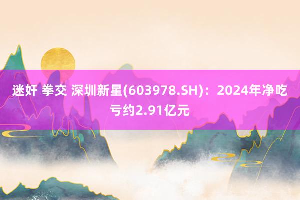 迷奸 拳交 深圳新星(603978.SH)：2024年净吃亏约2.91亿元
