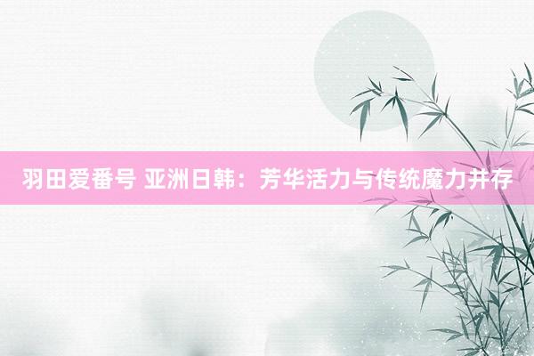 羽田爱番号 亚洲日韩：芳华活力与传统魔力并存